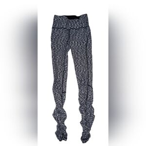 Lululemon Ready To Rulu Tight Spaced Out Space Dye Black White Sz 4